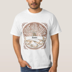 Achternaam stamboom t-shirt
