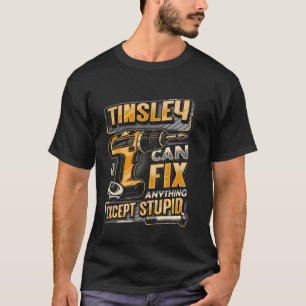 Achternaam Tinsley kan alles repareren behalve dom T-shirt