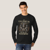 Achternaam Valencia, als Valencia het niet kan rep T-shirt (Voorkant volledig)