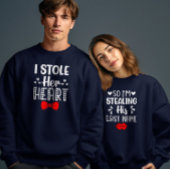 Achternaam Valentijnsdag Paar Matching Funny Trui