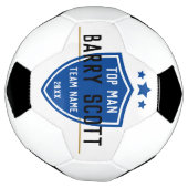 Achternaam van voetzoeker voetbal (Gedraaid)