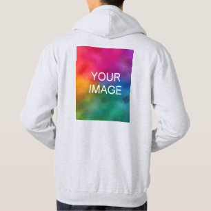 Achterontwerp  Afbeelding toevoegen Logo Tekst Hoodie