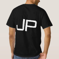 Achterontwerp Druk uw Initiaal monogram Mannen af
