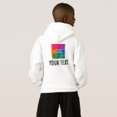 Achterontwerp Kleding klep Klepvat Kinder boeien (Achterkant volledig)