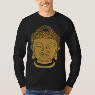 Achterprint Buddha Hoofd Kara en Zen T-shirt