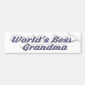 Achterrand grijze tekst bumper sticker (Voorkant)