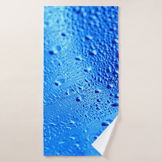 Achterruit van nat glas badhanddoek (Badhanddoek)