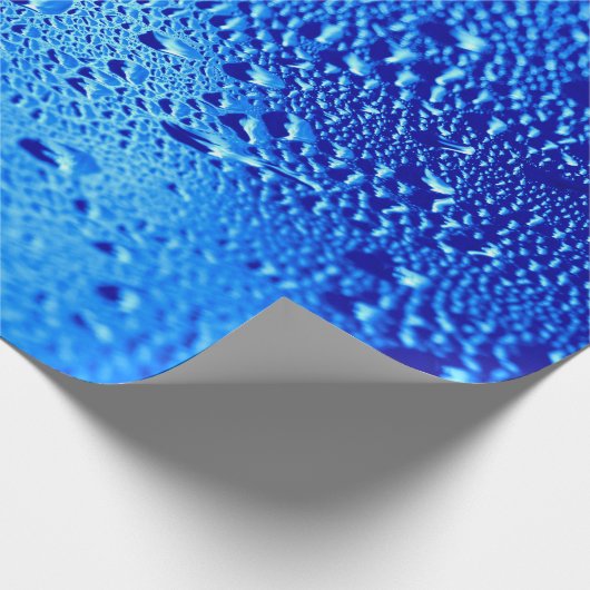 Achterruit van nat glas cadeaupapier (Hoek)