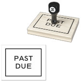 Achterstallig Rubberstempel (Gestempeld)