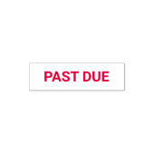 achterstallige Sjabloon Zelfinktende Stempel (Design)