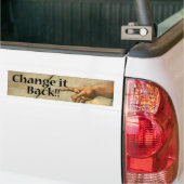 Achterste bumpersticker wijzigen (Op Truck)