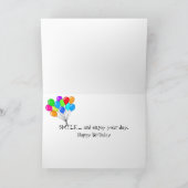 Achterste camera met filmverjaardag kaart (Binnen)