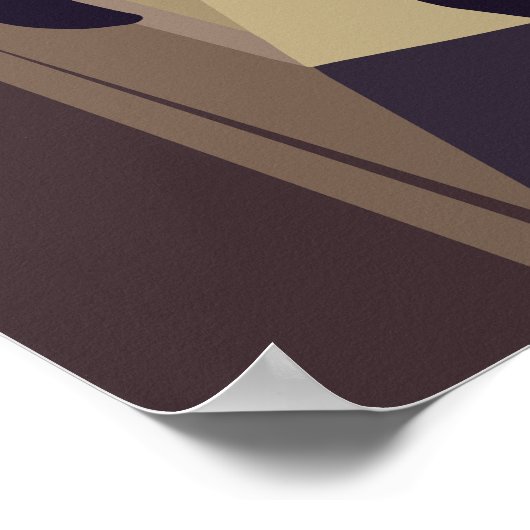 Achterste etappe van het concert poster (Hoek)