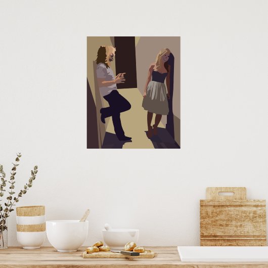 Achterste etappe van het concert poster (Keuken)