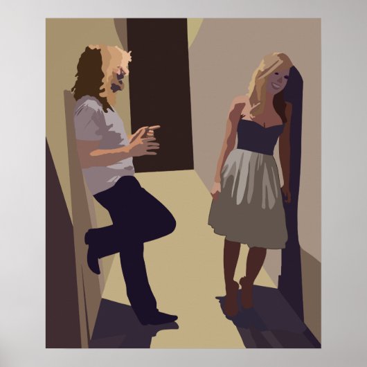 Achterste etappe van het concert poster (Voorkant)