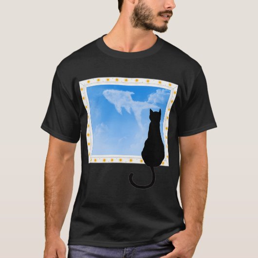 Achterste kat (Dagversie) T-shirt (Voorkant)