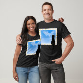 Achterste kat (Dagversie) T-shirt (Unisex)