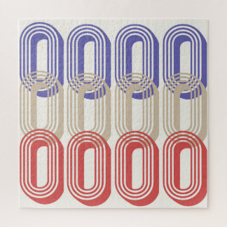 Achterste middeleeuwse stijlpatroon afdrukken legpuzzel