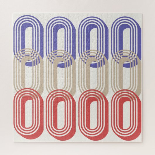 Achterste middeleeuwse stijlpatroon afdrukken legpuzzel (Verticaal)