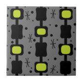 Achterste middelste moskolommen Kader Chartreuse Tegeltje (Voorkant)