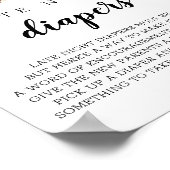 Achterste nachtduikers Tachshund Waterverf Poster (Hoek)