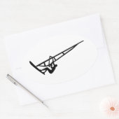 achterste ovale sticker (Envelop)