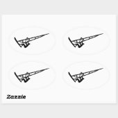 achterste ovale sticker (Vel)