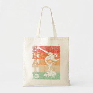 Achterste Schaats Skateboarder Skateboard Tote Bag