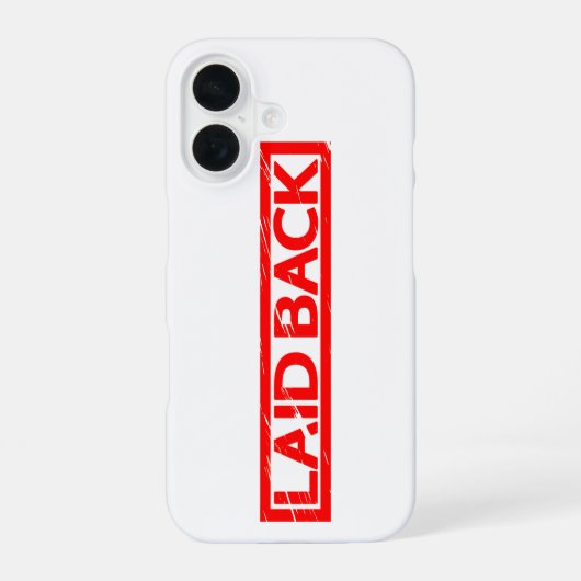 Achterste stempel iPhone 16 hoesje (Achterkant)