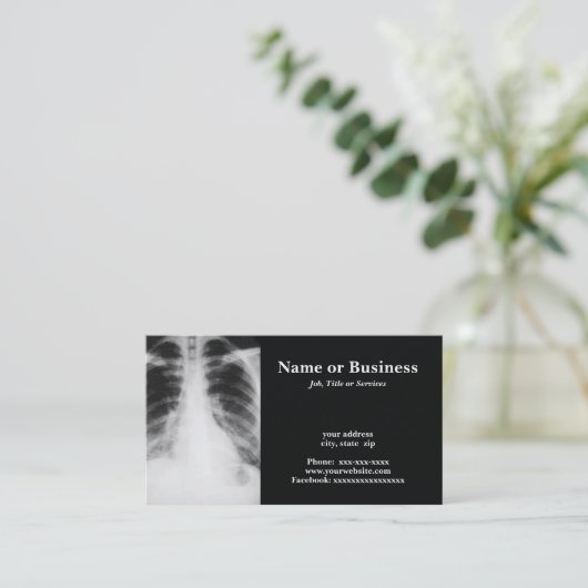 achterste straal visitekaartje (Staand voorkant)