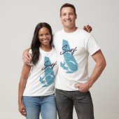 achterste t-shirt (Unisex)