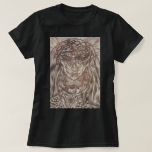 Achterste T-shirt moeder