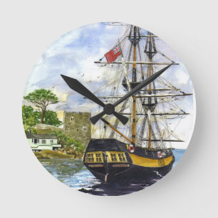 "Achterste Uitzicht"-klok Ronde Klok