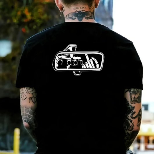 Achterste Uitzicht Unisex Premium T-shirt