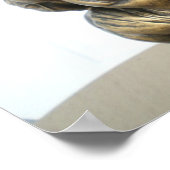 Achterste Uitzicht van Bodybuilder Poster (Hoek)