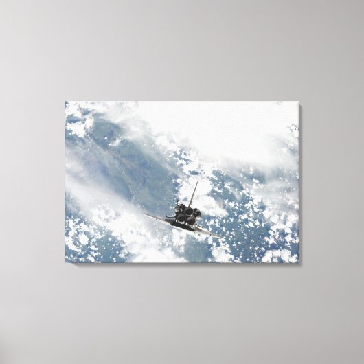 Achterste uitzicht van de drie hoofdmotoren canvas afdruk (Voorkant)