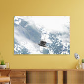 Achterste uitzicht van de drie hoofdmotoren canvas afdruk (Insitu (Woonkamer))