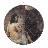 Achterste Uitzicht van een Bather (Francesco Hayez Dartbord (Voorkant)