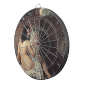 Achterste Uitzicht van een Bather (Francesco Hayez Dartbord (Voorkant Rechts)