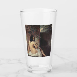 Achterste Uitzicht van een Bather (Francesco Hayez Glas