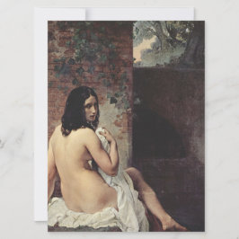 Achterste Uitzicht van een Bather (Francesco Hayez Kaart