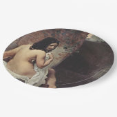 Achterste Uitzicht van een Bather (Francesco Hayez Papieren Bordje (Gekanteld)