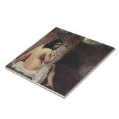 Achterste Uitzicht van een Bather (Francesco Hayez Tegeltje (Zijkant)