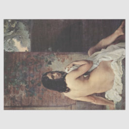 Achterste Uitzicht van een Bather (Francesco Hayez Tissuepapier