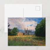 Achterste uitzicht van King's College in Cambridge Briefkaart (Voorkant / Achterkant)