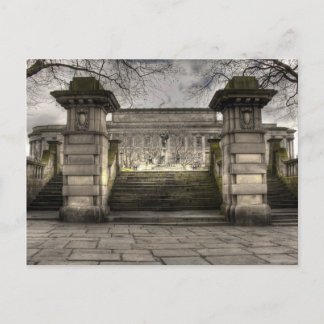 Achterste uitzicht van St Georges Hall Liverpool,  Briefkaart