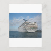 Achtersteven van het Schip van de Cruise van de Briefkaart (Voorkant)