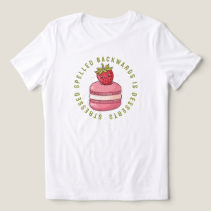 Achterstevoren gestresst zijn desserts Tri-Blend shirt