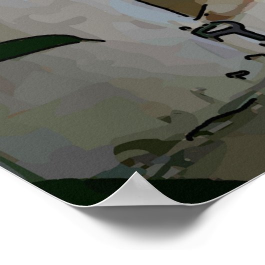 Achterstraten van Amalfi Poster (Hoek)