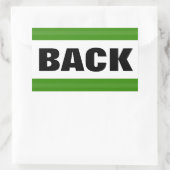 ACHTERTEKST RECHTHOEKIGE STICKER (Tas)